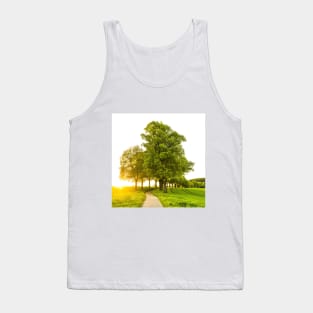 SCENERY 79 - Greens Tree Leaf Nature Wood Grassland Tank Top